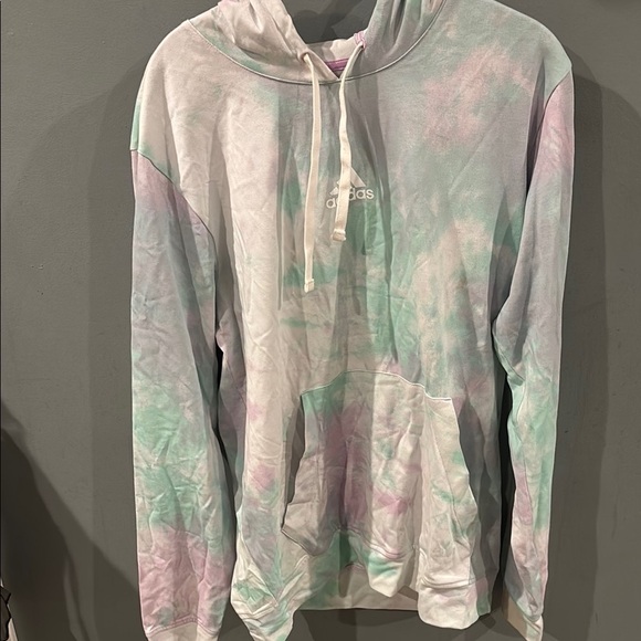 Adidas Multicolor Hoodie with Logo size large - Picture 1 of 5